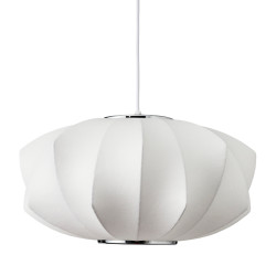 Nowoczesna lampa z tkaniny SILK V-shape – styl azjatycki