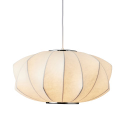 Nowoczesna lampa z tkaniny SILK V-shape – styl azjatycki