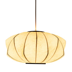Nowoczesna lampa z tkaniny SILK V-shape – styl azjatycki