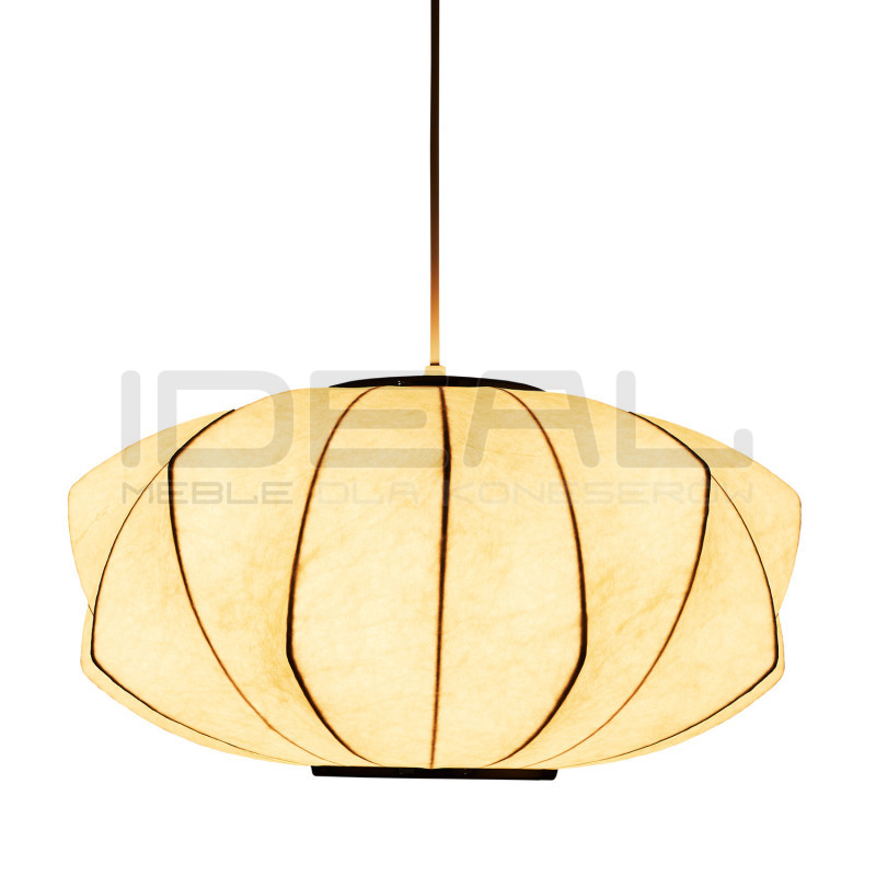 Nowoczesna lampa z tkaniny SILK V-shape – styl azjatycki