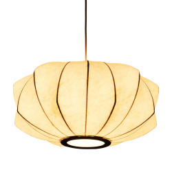Nowoczesna lampa z tkaniny SILK V-shape – styl azjatycki