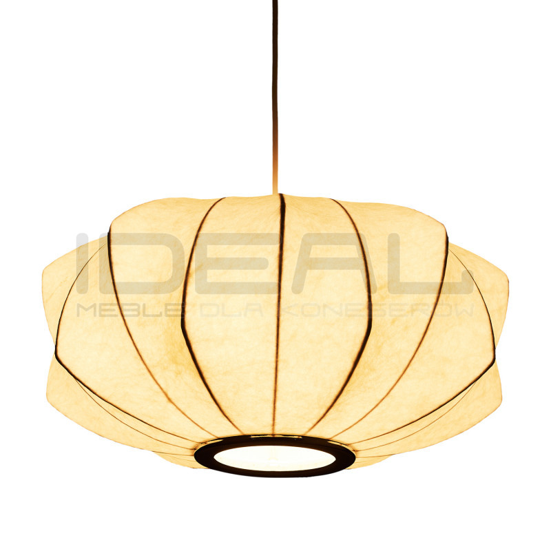 Nowoczesna lampa z tkaniny SILK V-shape – styl azjatycki