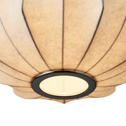 Nowoczesna lampa z tkaniny SILK V-shape – styl azjatycki