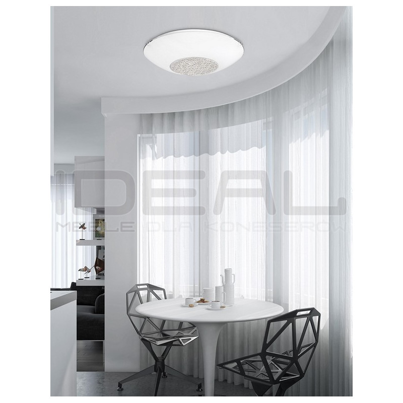 Kryształowy plafon Coltrex 40 cm – elegancja i subtelność