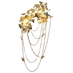 Duży luksusowy kinkiet BLOSSOM – dekoracyjna lampa ścienna