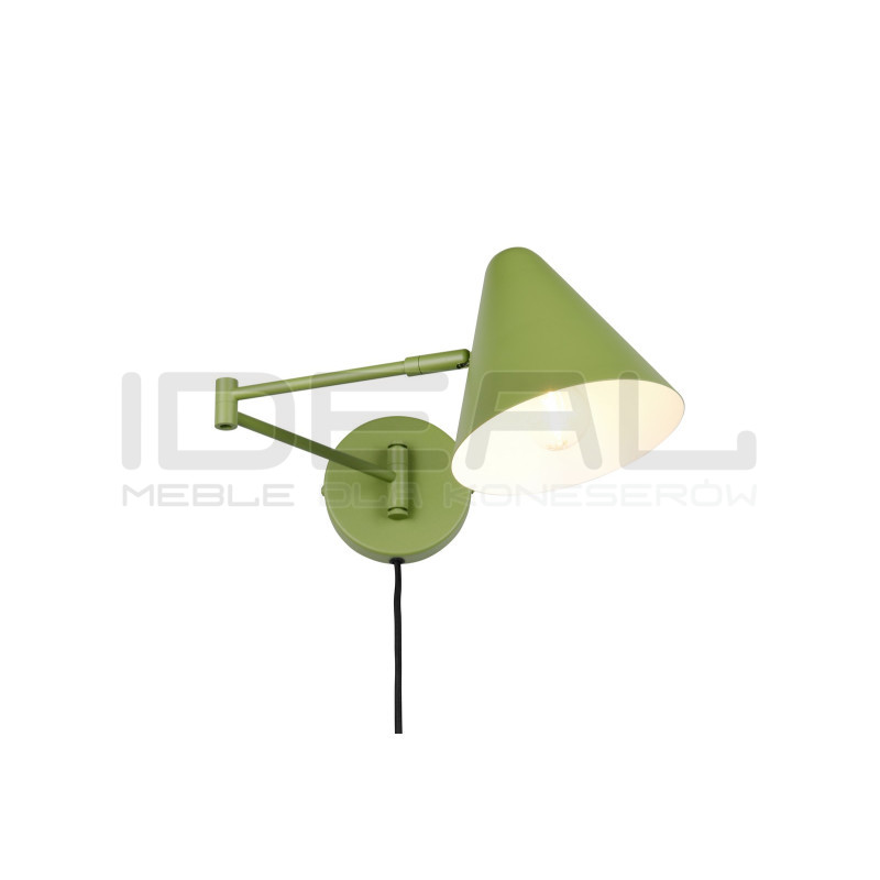 Kinkiet Tytus z ruchomym ramieniem – lampka nocna morelowa