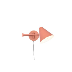 Kinkiet Tytus z ruchomym ramieniem – lampka nocna morelowa