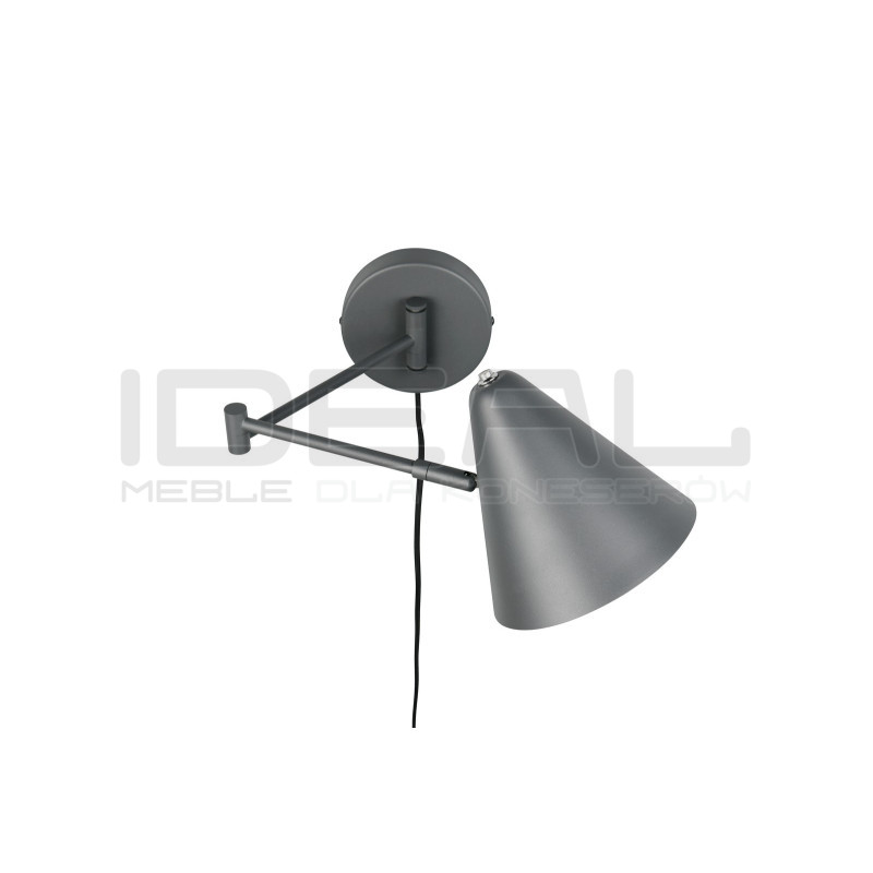 Kinkiet Tytus z ruchomym ramieniem – lampka nocna morelowa