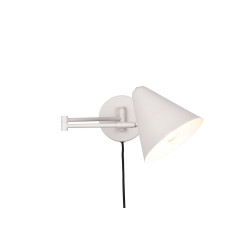 Kinkiet Tytus z ruchomym ramieniem – lampka nocna morelowa