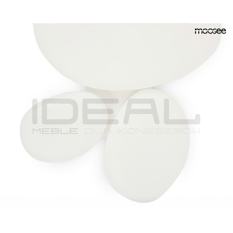 Lampa sufitowa CLOUD 3 biała Moosee – nowoczesny plafon do salonu i sypialni