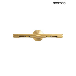 Kinkiet CRUDO złoty – lampa ścienna do salonu i sypialni