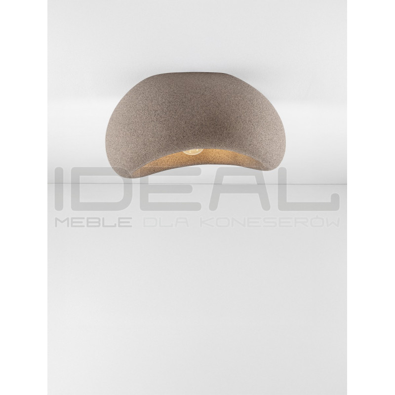 Plafon WABI 40 BRĄZOWY w stylu boho, japandi