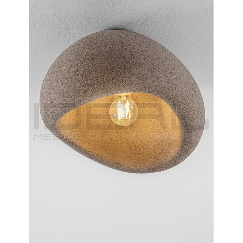 Plafon WABI 40 BRĄZOWY w stylu boho, japandi