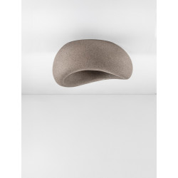 Nowoczesny Plafon WABI 50 brązowy w stylu boho, japandi