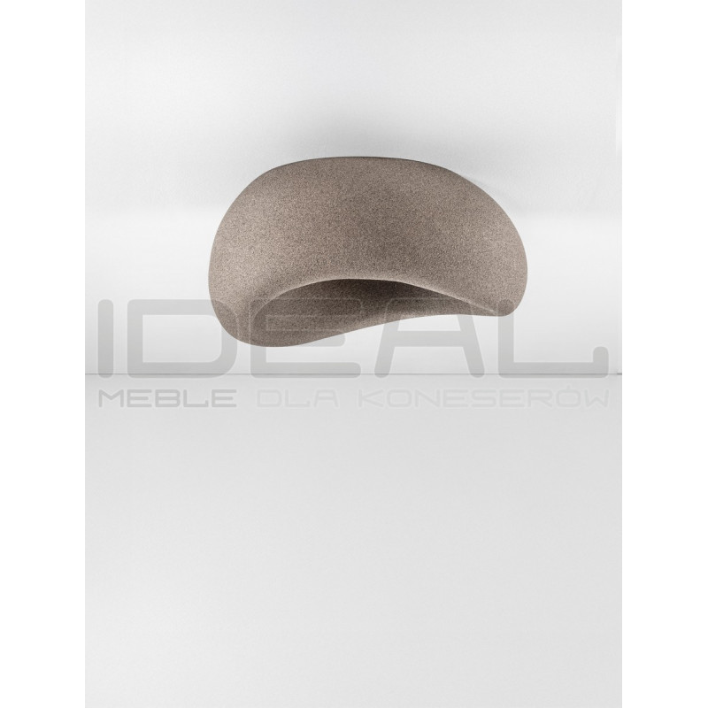 Nowoczesny Plafon WABI 50 brązowy w stylu boho, japandi