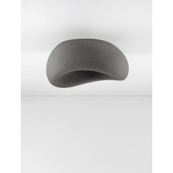 Nowoczesny Plafon WABI 50 szary w stylu boho, japandi