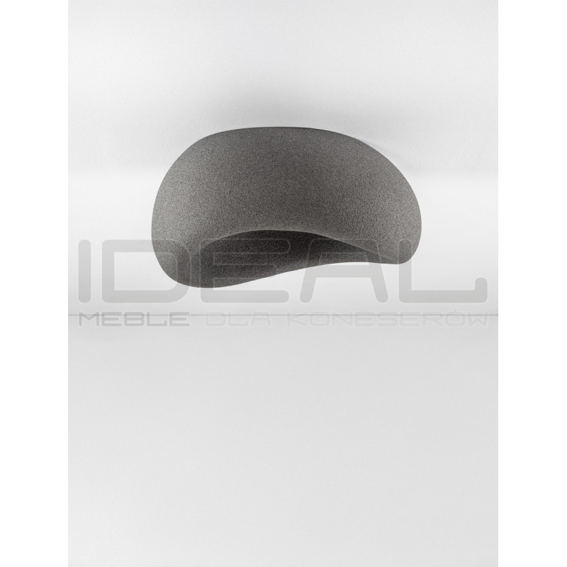 Nowoczesny Plafon WABI 50 szary w stylu boho, japandi