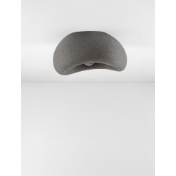 Plafon WABI 40 szary w stylu boho, japandi