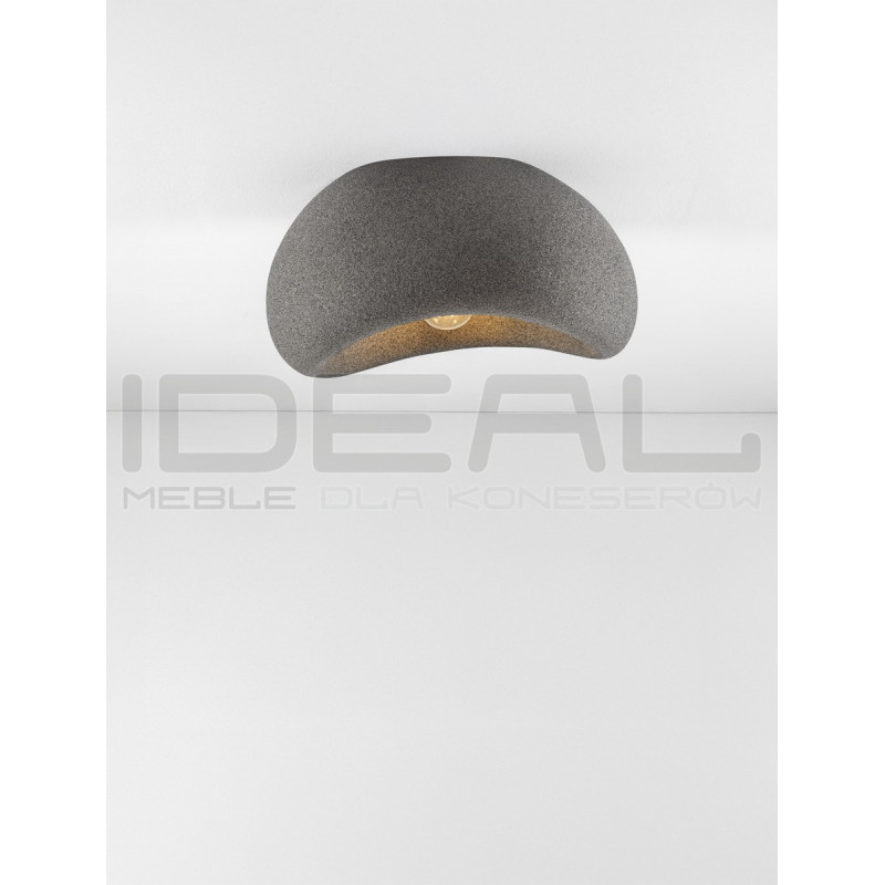 Plafon WABI 40 szary w stylu boho, japandi