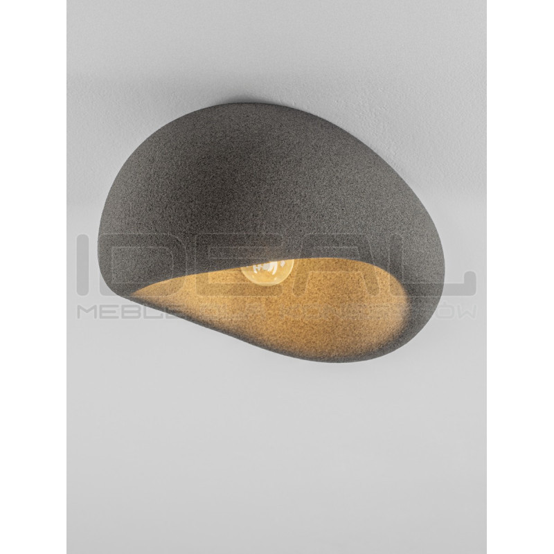 Plafon WABI 40 szary w stylu boho, japandi