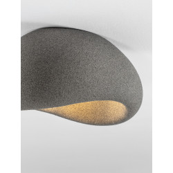 Plafon WABI 40 szary w stylu boho, japandi