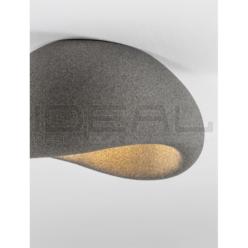 Plafon WABI 40 szary w stylu boho, japandi