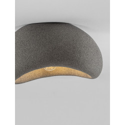 Plafon WABI 40 szary w stylu boho, japandi