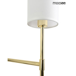 Lampa wisząca IMPERIO 5 złota Moosee – elegancki żyrandol