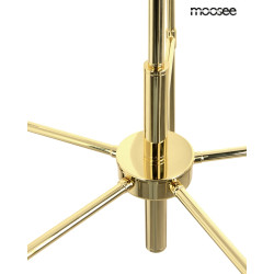 Lampa wisząca IMPERIO 5 złota Moosee – elegancki żyrandol