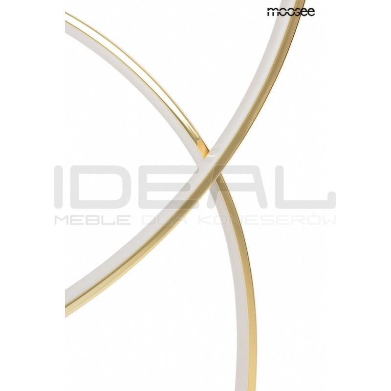 Lampa wisząca CIRCULO SIX złota Moosee –  lampa nowoczesna