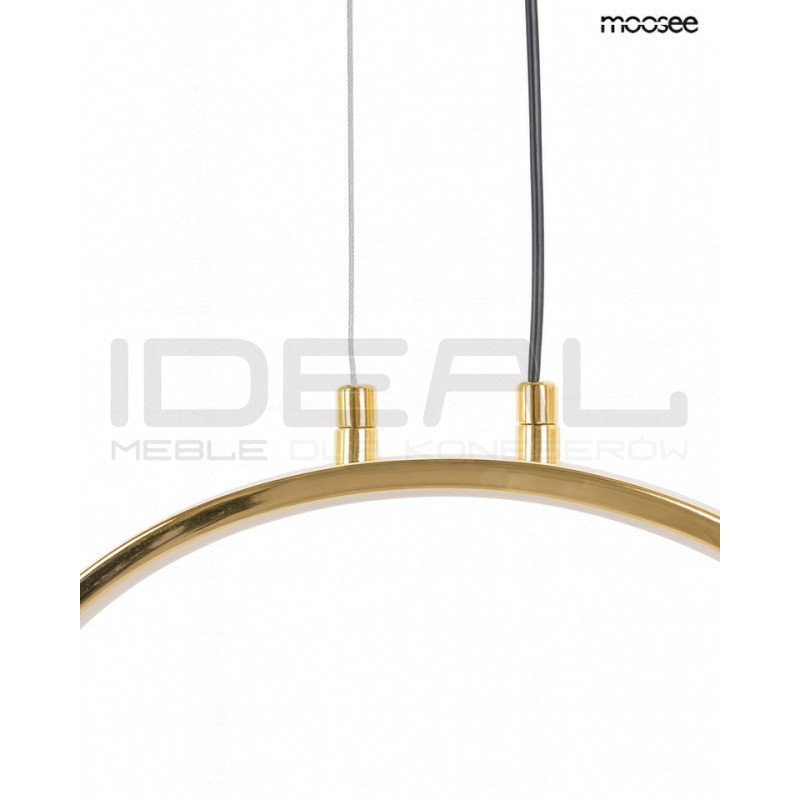 Lampa wisząca CIRCULO SIX złota Moosee –  lampa nowoczesna