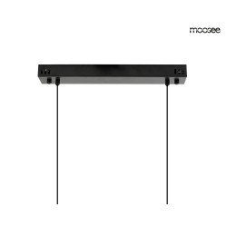 Lampa wisząca TORRE czarna – designerskie oświetlenie