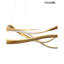 lampa WAVES 2 złota – nowoczesna lampa LED inspirowana falami