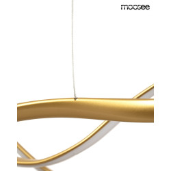 lampa WAVES 2 złota – nowoczesna lampa LED inspirowana falami