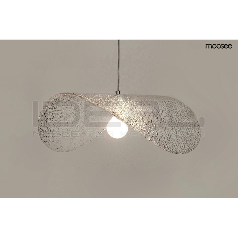 CAPELLO FI 80  – elegancka lampa wisząca ze szklanym kloszem