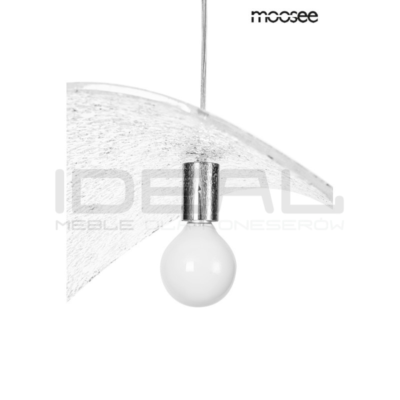 CAPELLO FI 80  – elegancka lampa wisząca ze szklanym kloszem