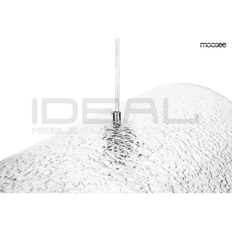 CAPELLO FI 80  – elegancka lampa wisząca ze szklanym kloszem