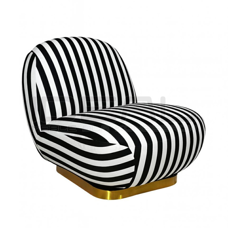 Fotel obrotowy AZURE biały/czarny MaMaison – design i komfort