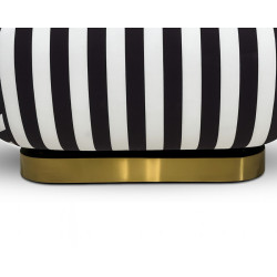 Fotel obrotowy AZURE biały/czarny MaMaison – design i komfort