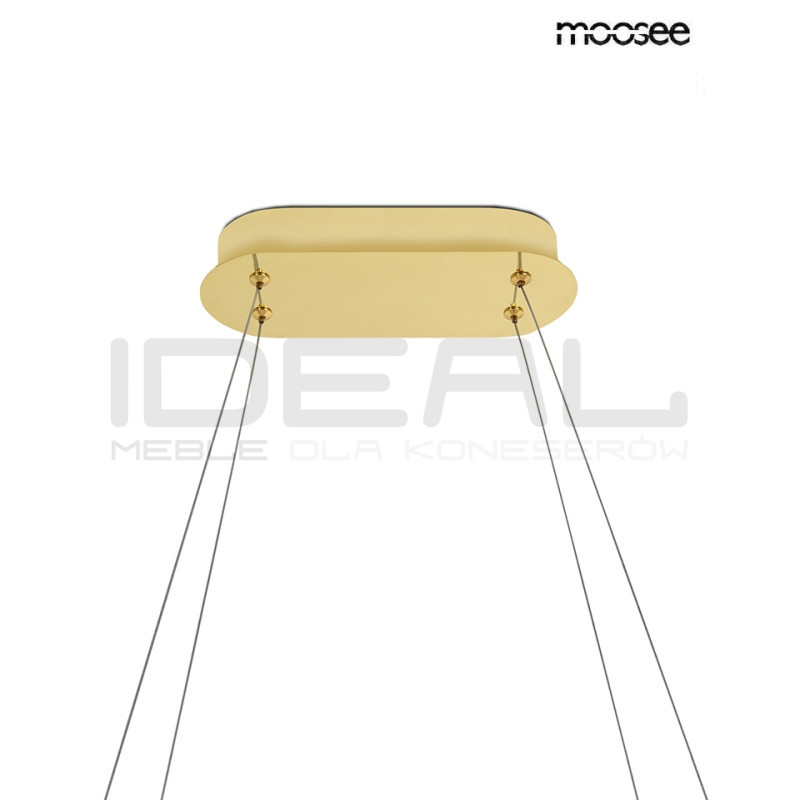 Lampa wisząca ANILLO 120 złota – nowoczesne oświetlenie Moosee