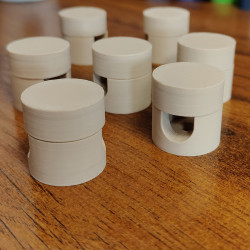 Zaczep natynkowy na kabel i do kabla w oplocie, wybierz swój kolor