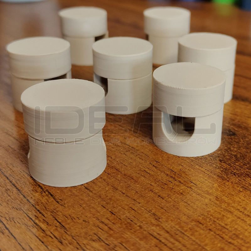 Zaczep natynkowy na kabel i do kabla w oplocie, wybierz swój kolor