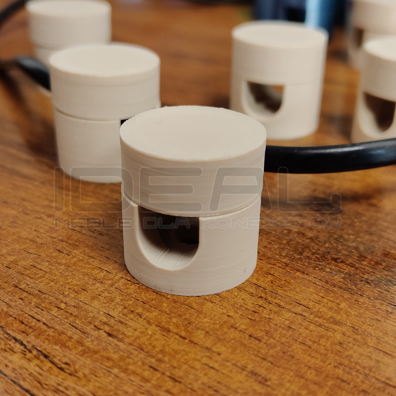 Zaczep natynkowy na kabel i do kabla w oplocie, wybierz swój kolor