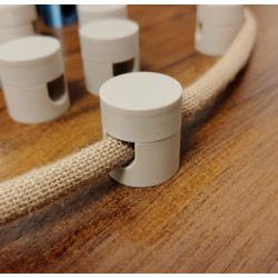 Zaczep natynkowy na kabel i do kabla w oplocie, wybierz swój kolor