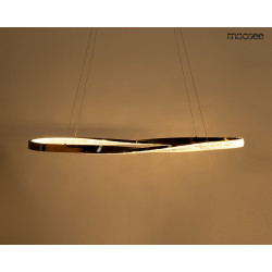 Lampa wisząca ANILLO 120 czarna – oświetlenie do salonu i biura