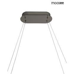 Lampa wisząca ANILLO 120 czarna – oświetlenie do salonu i biura