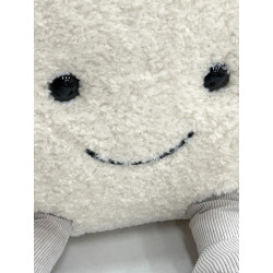 Fotel dziecięcy MOON biały – uroczy fotel księżyc dla dzieci