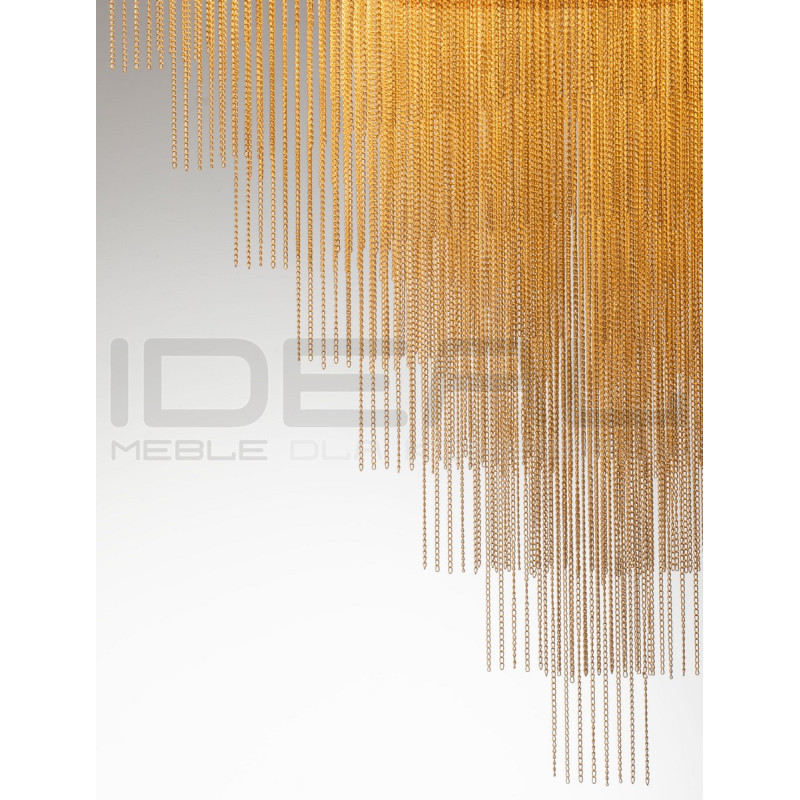 Złota lampa Pixel – designerska lampa wisząca do salonu