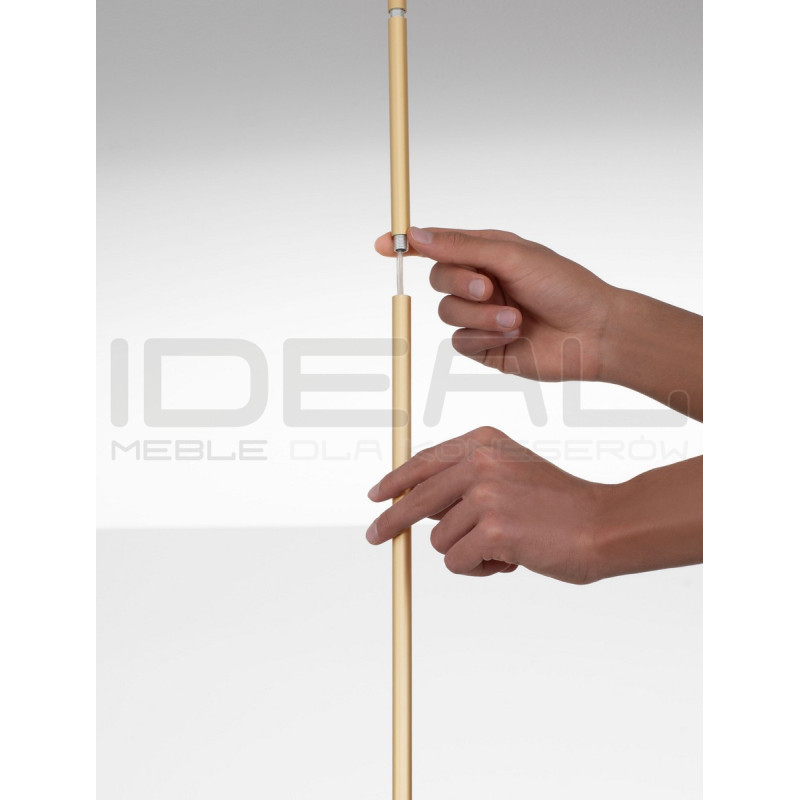 Złota lampa Pixel 120 – designerskie oświetlenie nad stół