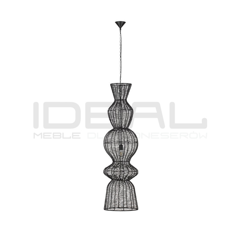 Lampa wisząca Baloo – pionowa lampa boho ze sznurka